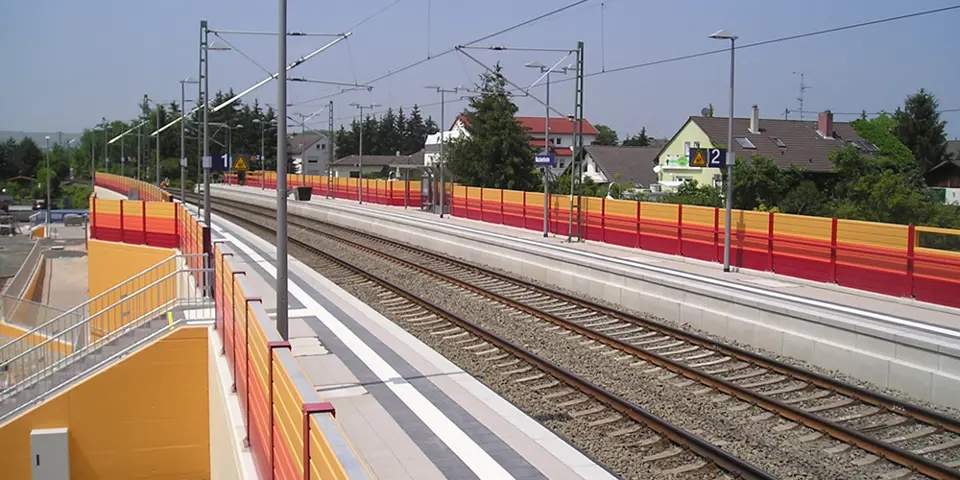 Farbgestaltung Lärmschutzwände