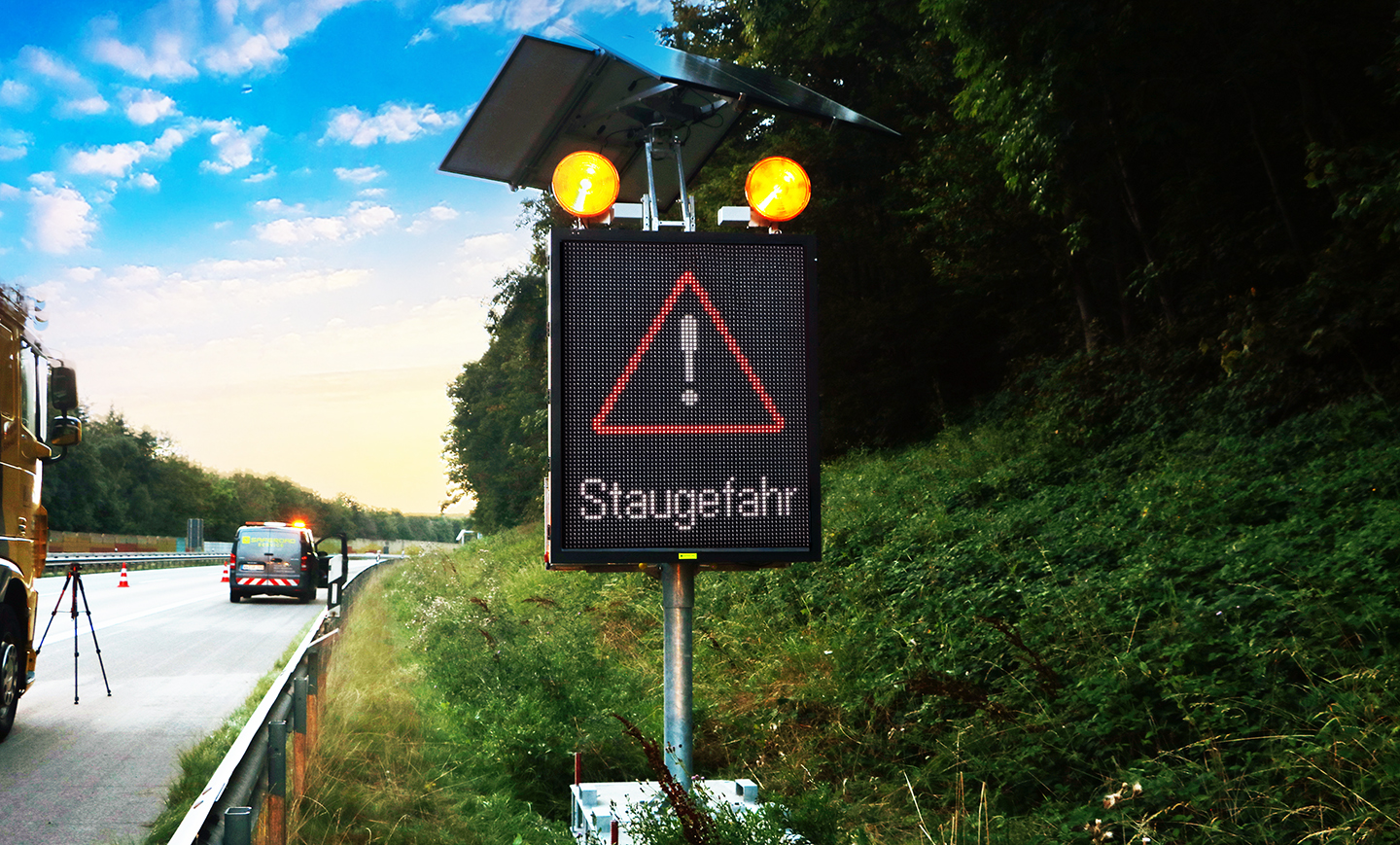 LED-Wechselverkehrszeichen Saferoad