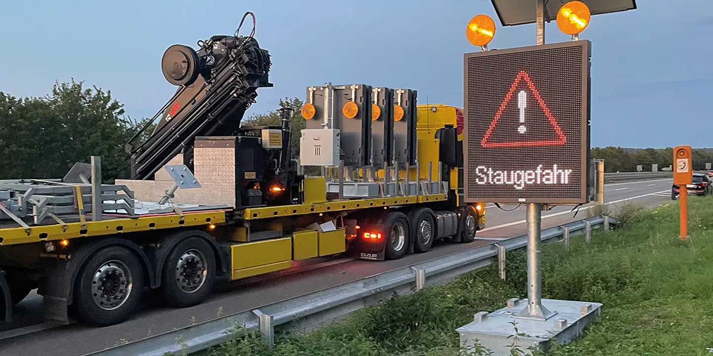 LED-Wechselverkehrszeichen Saferoad